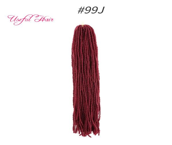 

dreadlocks diy crochet hair extensions locks synthetic hair weave ombre blonde 18inch braiding hair sister micro locs dhgate for b9967876, Black