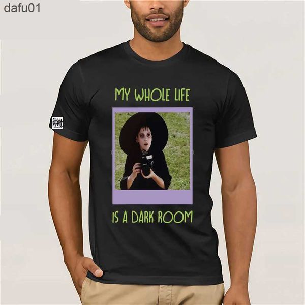 

men's t-shirts lydia deetz cult movie beetlejuice inspired design - mens t-shirt s-3xl short sleeve cotton t shirts man clothing l23052, White;black