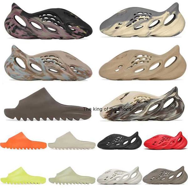 

foam runner sandals designer slides slippers men womanfoamrunner black white pure ochre bone slipper sliders size 36-48