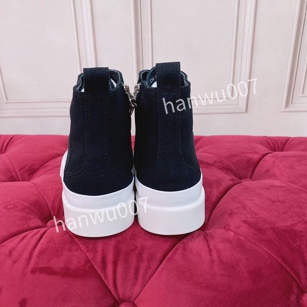 

2023 new r sneakers calfskin casual shoes leather trainers all-match stylist sneaker leisure shoe platform lace-up, Black