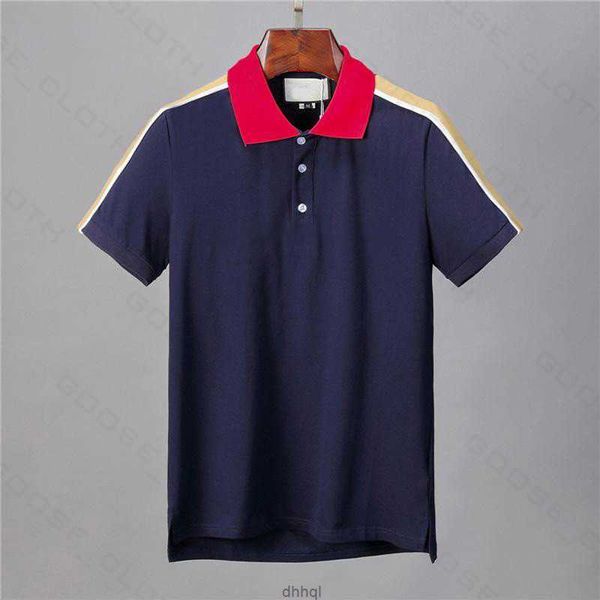 

polos mens designers shirts for man high street italy embroidery garter snake little printing brands clothes cottom tshirts clothing tees06b, White;black