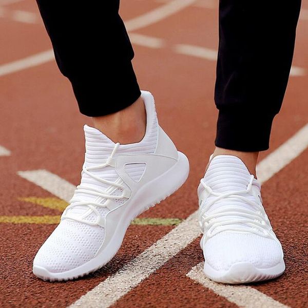 

spring fashion white mesh (air mesh) lace-up men's sneakers shoes size 46 light old daddy shoes for men d1-05