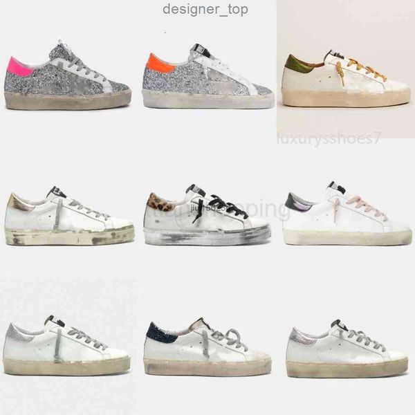 

thick bottom casual designer 2023 hi goldens shoes women italy goosely brand high classic star white do-old dirty fashion le sneakers gak, Black