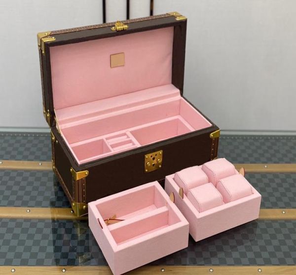 

coffret accessoires hard case bag organizer accompany watches cufflinks sunglasses and other accessories storage box9148994, Blue;pink