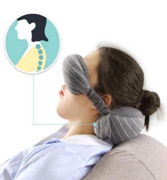 

toiletry kits travel pillow nap neck car seat office airplane sleeping cushion creative multipurpose with eye cover4135605