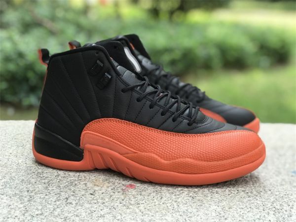 

basketball designer shoes jumpman 12 brilliant orange gs casual lifestyle shoes with original box
