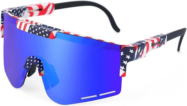 

polarized men's and women's sunglasses sports uv400 glasses baseball cycling running driving goggles skiing fishing golf, White;black