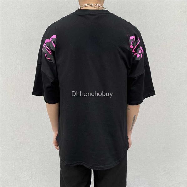 

summer pa men womens palm t shirt tees mans stylist guillotine bear palms printed short sleeve truncated bears angles angel tshirt rv8y uwsi, White;black