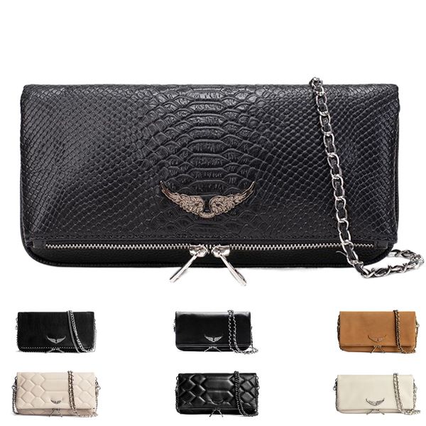 

women fashion pochette rock swing your wings zadig voltaire bag mens tote handbags crossbody flip designe baguette bag cowhide luxury should