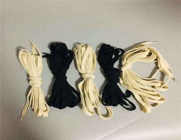 

100 cotton 18m milk whiteblack shoes laces whole shoelaces 2pairslot6451064, White;pink
