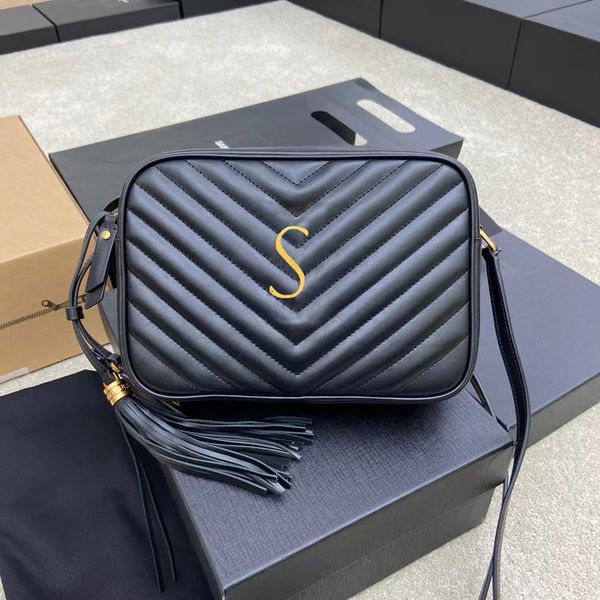 

lou tassel camera cross body tote bags quilting hobo luxury designer womens clutch bag men city cosmetic saddle travel handbag leather duffl