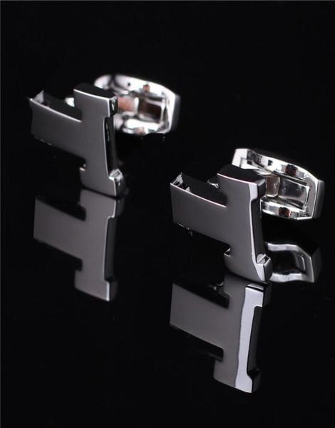 

luxury cuff links classic victory letter style with jewelry silver gold black rosegold shirt cufflinks85334819577519