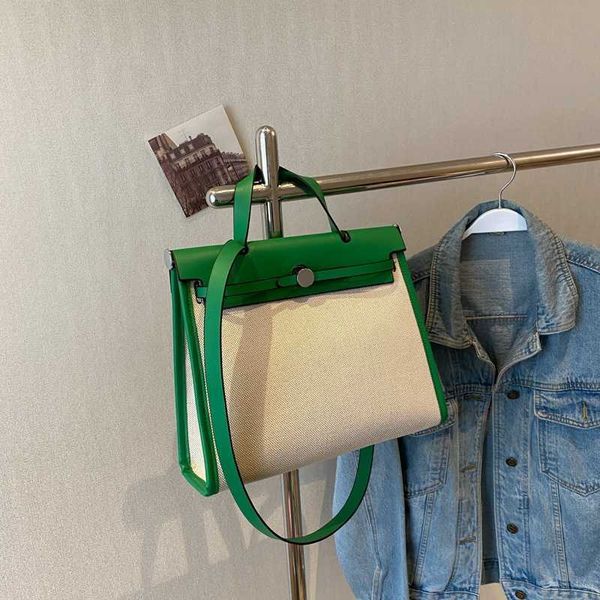 

bags herbag luxury fashion bags korean casual canvas tote bag new summer fashionable commuting luxury large bag women's shoulder bag