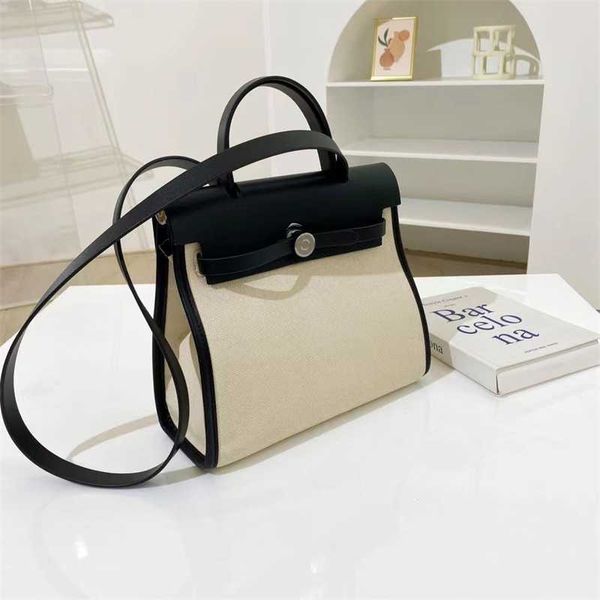 

bags herbag luxury fashion bags new large capacity classic canvas one shoulder cross body handbag advanced sense commuter tote women's