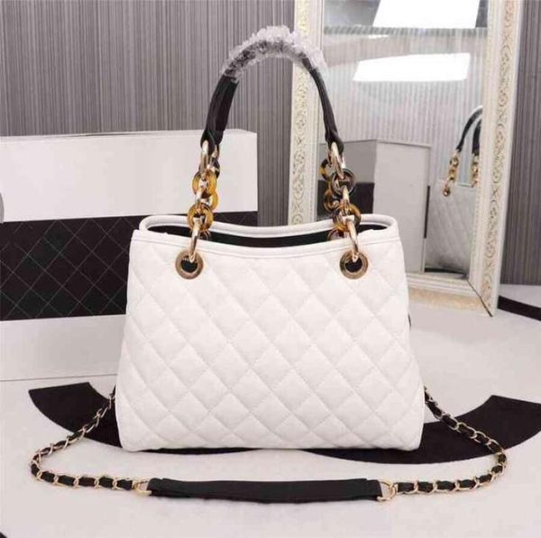 

high end brand new leather women039s bag large capacity shopping fashion caviar hand shoulder bag messenger9471147