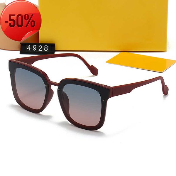 

2023 new classic polarized sunglasses women designer 4928 luxury brand alloy metal polaroid hd tempered glass lens retro glasses sun glasses, White;black