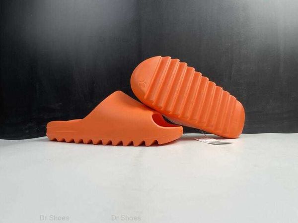 

foam slide runner slipper clog lady sandal lightweight eva enflame orange slippers woman man tainers bone designer beach sandals shoes size3, Black