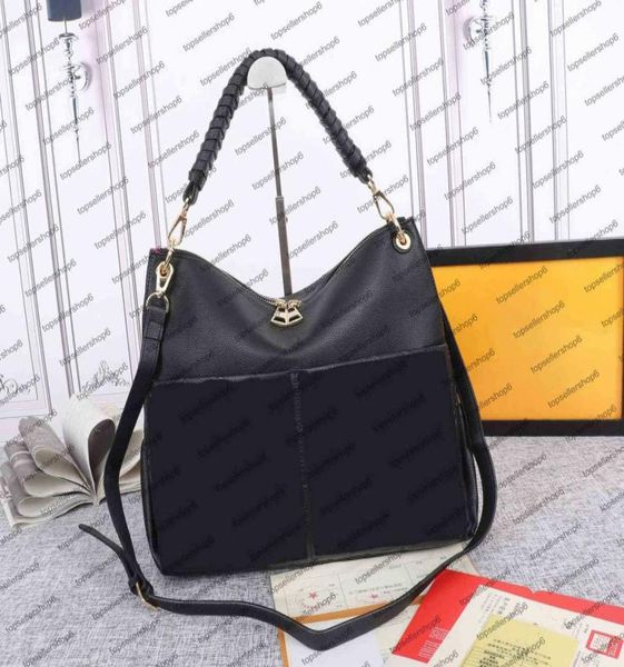 

m45522 maida hobo desinger bag women lady canvas embossed genuine calf leather zipped handbag handle purse strap shoulderbag t2189608