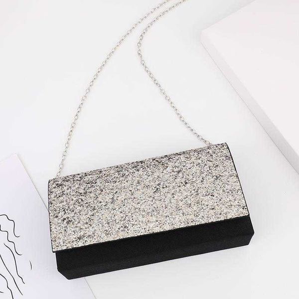 

womens elegant glitter diamond dinner bag portable affordable style personality chain shoulder cosmetic storage