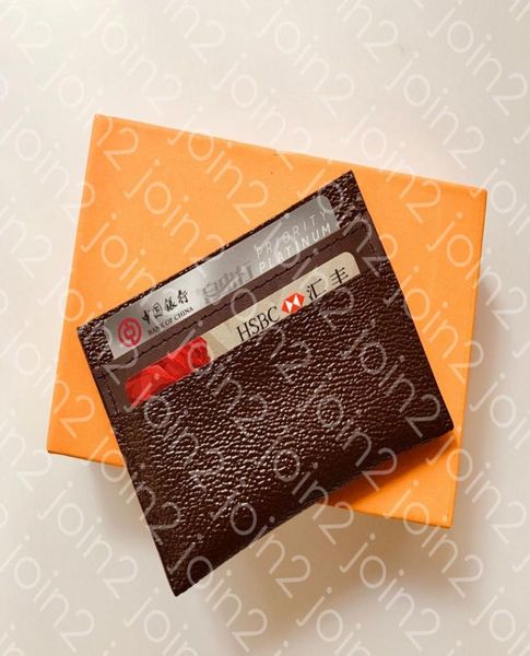 

porte cartes double m62170 fashion credit card holder wallet cardholder bussiness card case iconic eclipse waterproof9408684, Brown;gray