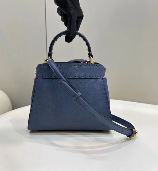 

2023 luxury handbag shoulder bag brand y-shaped designer seam leather ladies metal messenger chain
