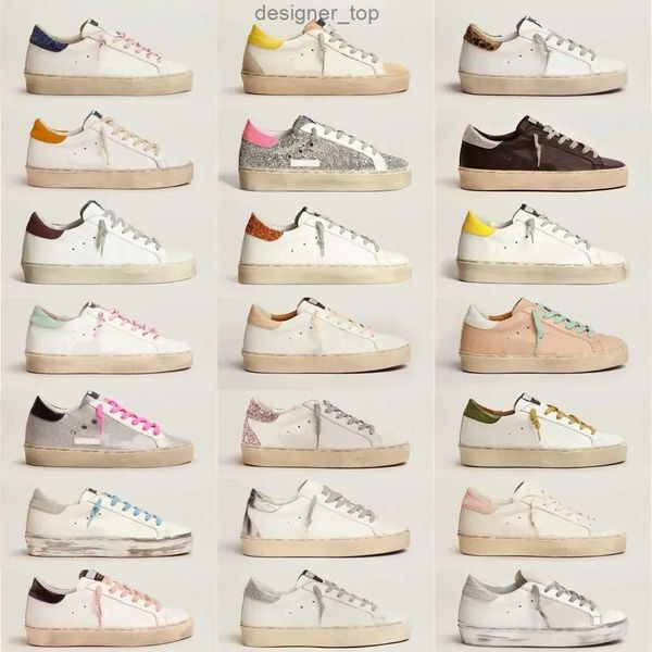 

shoes designers women brand super goosely sneakers high new italy 2023 italy hi goldens brand star sneakers woman mens shoes luxury sequin c, Black