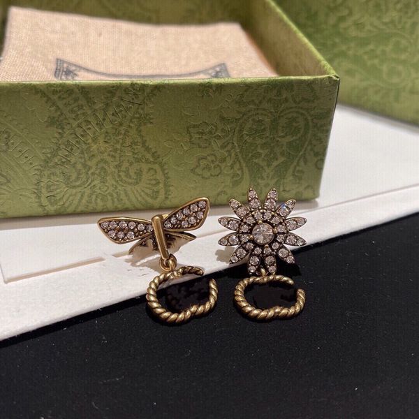 

luxury gold g stud earrings designer for women hoop earrings stud letter earrings jewelry ggity set valentine day gift engagement ag7i, Golden;silver