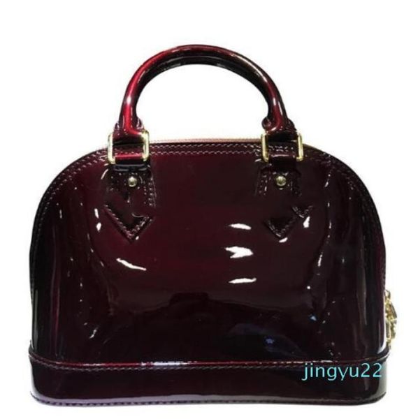 

classic shell bag patent leather grid handbags shoulder bags women canvas crossbody purse evening shopping tote336025147