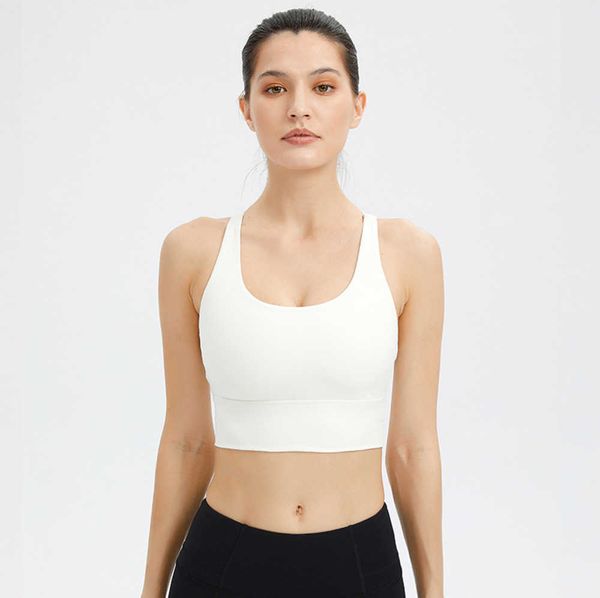 

sports yoga bra back cross push up shockproof fitness gym crop women plain workout bras leisure high quality, Black;white