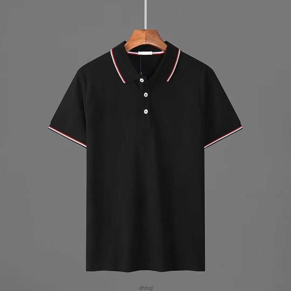 

2023 designer mens polo women t shirts fashion clothing embroidery letter business short sleeve calssic tshirt skateboard casual tees m1mji, White;black