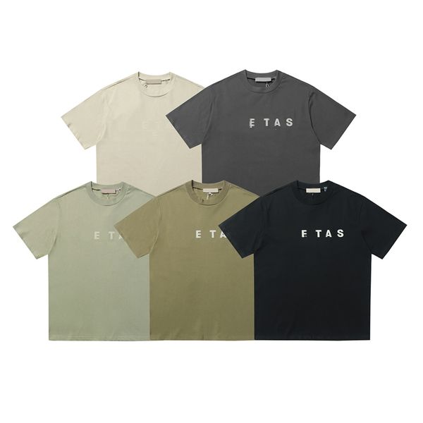 

back flocking heavy pound cotton t-shirt half sleeve summer crewneck loose and chunkys-xl, White;black