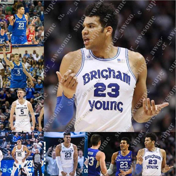 

basketball jerseys basketball jerseys byu cougars basketball jersey alex barcello te'jon lucas spencer johnson fousseyni traore seneca, Black;red