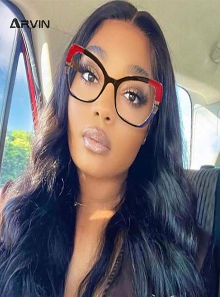 

fashion sunglasses frames cat eye anti blue light glasses women 2022 trends optical prescription eyeglasses frame female antifati5904729, Black
