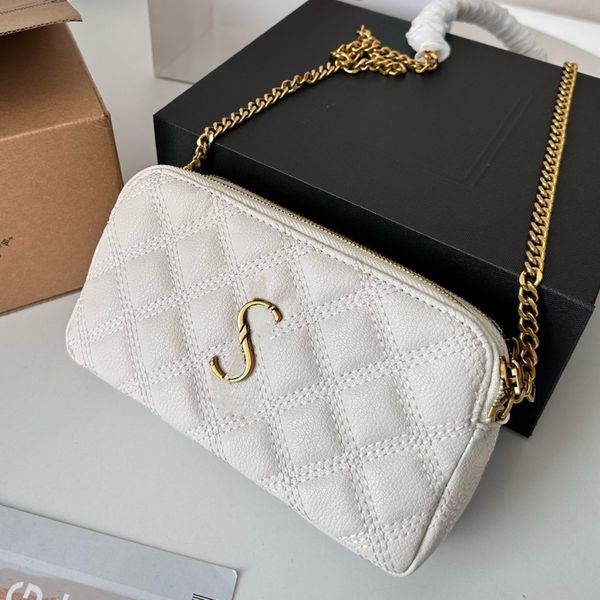 

2023 new designer bag genuine leather women shoulder bag fashion lingge chain bag single shoulder crossbody handheld flip small square bag