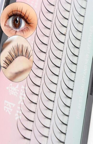 

false eyelashes 60 pcsbox single cluster c curl 010mm thickness individual lashes vivid interperse natural long7606881