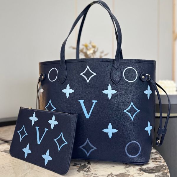 

2023 new designer tote bag fashion women's shopping bag letter printed handbag single shoulder crossbody underarm handheld women's