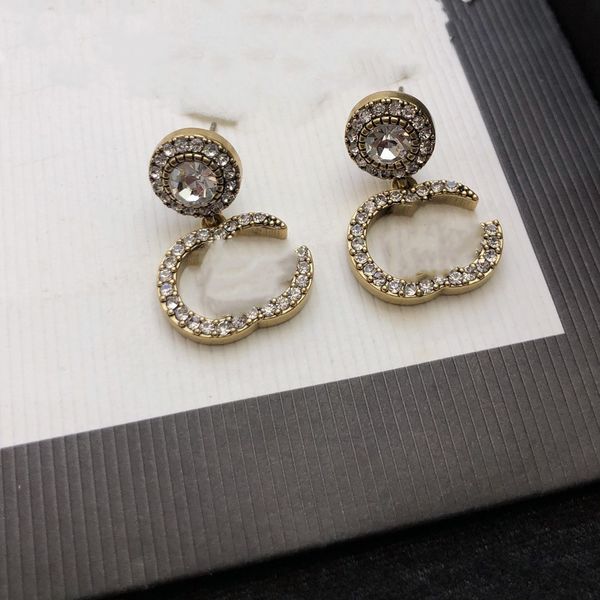 

luxury gold g stud earrings designer for women hoop earrings stud letter earrings jewelry ggity set valentine day gift engagement ag7d, Golden;silver