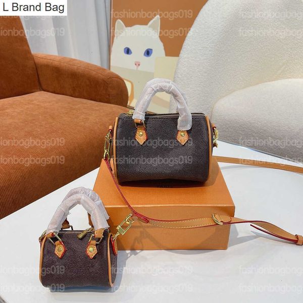

l brand bag hh m81081trio mini icones shoulder bag purse crossbody nano speedy alma noenoe brown pattern bag luxury handbag 5hnv, Black
