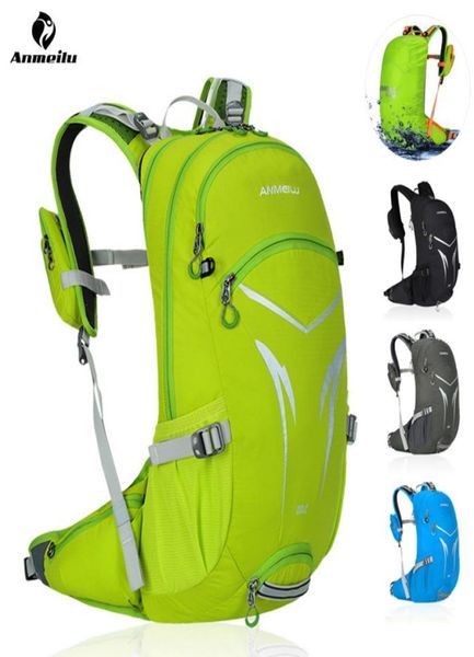 

anmeilu 20l bicycle backpackmoutain hiking climbing bagbike rucksack with rain coverwaterproof cycling backpack no water bag mx5727344