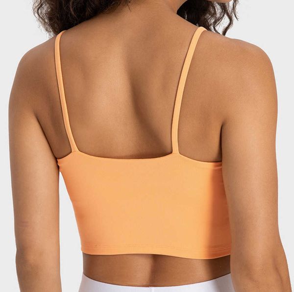 

lus-83a solid color women yoga bra slim fit sports fitness vest underwear with removable chest pads soft brassiere sweat wicking breathable, Black;white