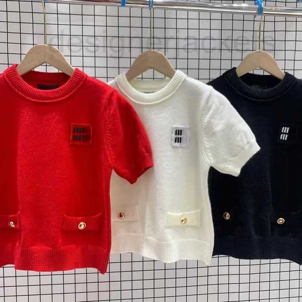 

women's sweaters designer sweater short sleeve t shirts round neck hoodie solid color pullover trendy sweatshirt knitwear fake pocket l, White;black