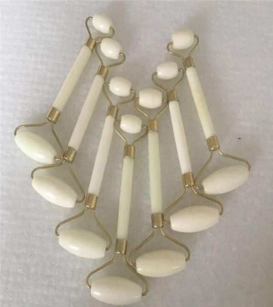 

drop portable pratical white jade roller healthy face body head foot nature beauty tools in stock2532730