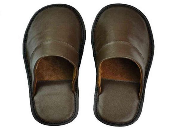 

2021 new slippers men large sizes luxury sheepskin home male indoor house for men slippers women antislip luxury soft flat shoes j1950290, Black