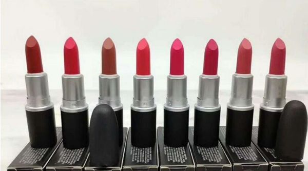 

famous brand makeup powder kiss lipstick frosted aluminum tube lipstick 12pcs/lot