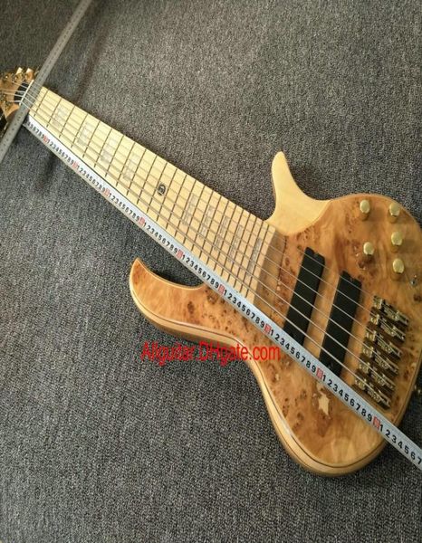 

2017 new 6 strings bass maple active pickups electric bass08436510