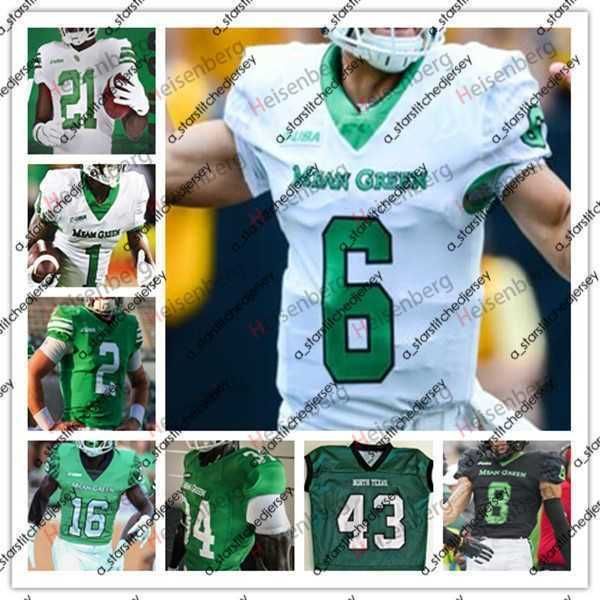 

american college football wear custom ncaa north texas unt mean green college football jersey deandre torrey roderic burns kd davis john dav, Black