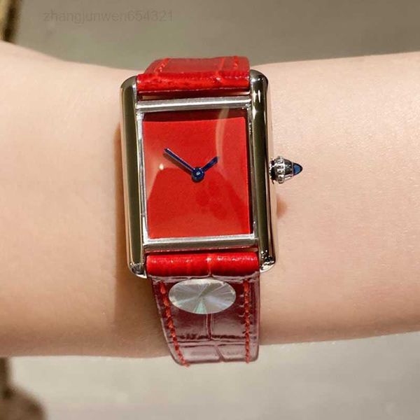 

quartz women watches watch 29.5mm waterproof fashion wristwatches red wristwatch montre de luxe, Slivery;golden