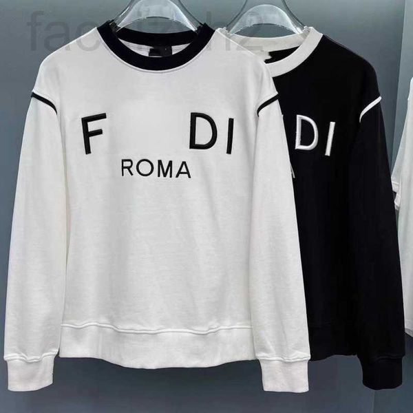 

men's hoodies & sweatshirts designer mens sweatshirt sweater men women loose long sleeve t shirt letter embroidery pullover coat plus s, Black