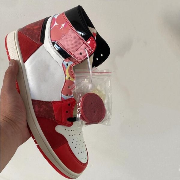 

spider-verse 1s basketball shoes man and woman 2023 sneaker trainers with box