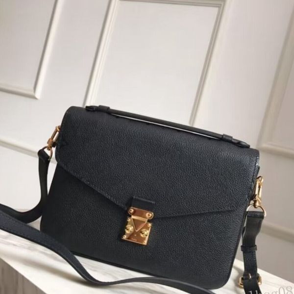

fashion embossed leather shoulder bags for women's handbag purses grade cowhide leather metis sold without box